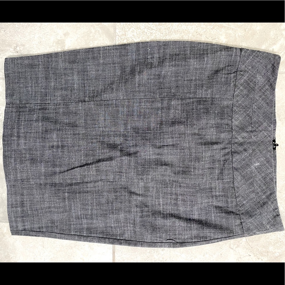 Grey Pencil Skirt